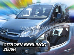 Ветровики для Peugeot Partner II 2008-2018/Citroen Berlingo (Heko). Фото 3