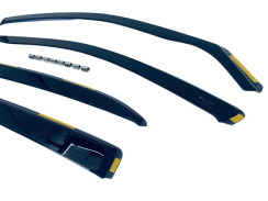 Ветровики для Renault Megane II 2002-2008 5D (-...ОТ) хэтчбек (Heko). Фото 2