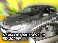 Вітровики для Renault Megane III 2008-... 5D (+ОТ) (Heko). Фото 3