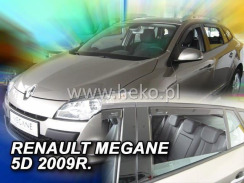 Вітровики для Renault Megane III 2008-2016 універсал/Grandtour (+ОТ) (Heko). Фото 3