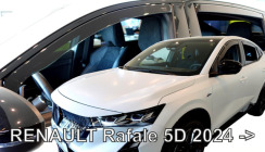 Ветровики для Renault Rafale 2024-... 5D (вставные, комплект 4 шт) (LSE) (Heko)