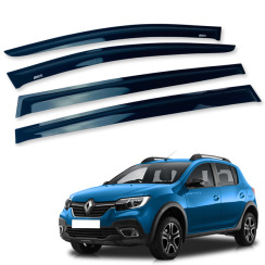 Вітровики для Renault Sandero/Stepway 2012-2020 Q2 (DEFL)
