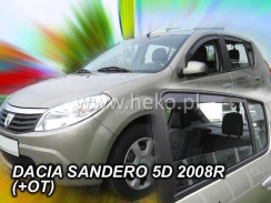 Вітровики для Renault Sandero/Stepway 2008-2012 (+OT) (Heko). Фото 3