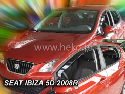 Ветровики для Seat Ibiza 2008-... 5D (-...OT) (Heko). Фото 3