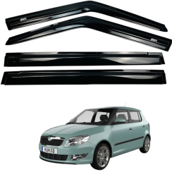Вітровики для Skoda Fabia II 2007-2014 хетчбек Q2 (DEFL)
