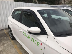 Вітровики для Skoda Fabia III 2014-... хетчбек (HIC). Фото 3