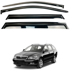 Вітровики для Skoda Octavia A-5 2004-2013 універсал (DEFL LUX)