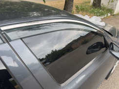 Вітровики для Skoda Octavia A-5 2004-2013 седан/хетчбек з хром молдингом (DEFL). Фото 4