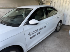 Вітровики для Skoda Octavia A-8 2020-... седан (HIC)