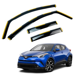 Ветровики для Toyota C-HR/CHR вставные (HAWK)