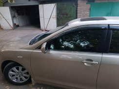 Вітровики для Toyota Camry V40 2006-2011 з хром молдингом (DEFL). Фото 4