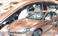 Ветровики для Toyota Camry XV80 224-... 4D (вставные, комплект 4 шт) седан (LSE) (Heko)