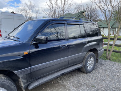 Ветровики для Toyota LC 100 1998-2004 (HIC). Фото 3