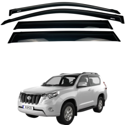 Ветровики для Toyota PRADO FJ150 2010- (DEFL)