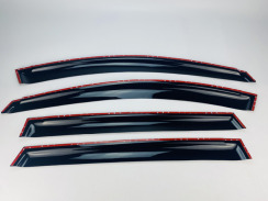 Ветровики для Toyota Rav-4 2013-2019 Q2 (DEFL). Фото 6