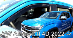 Вітровики для Volkswagen Amarok 2022-... 4D (вставні, комплект 4 шт) (LSE) (Heko)