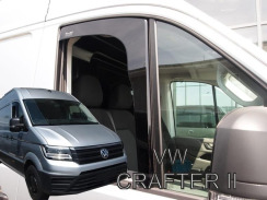 Вітровики для Volkswagen Crafter 2017-... 2D (вставні, комплект 2 шт) (Heko)