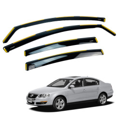 Вітровики для Volkswagen Passat B6/B7 2005-2015 седан вставні (HAWK)
