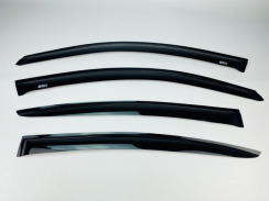 Вітровики для Volkswagen Passat B7 2012-2019 USA седан Q2 (DEFL). Фото 2