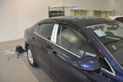Ветровики для Volkswagen Passat B8 2015-... седан (HIC). Фото 7