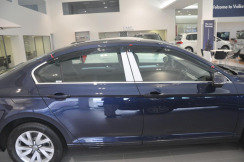 Ветровики для Volkswagen Passat B8 2015-... седан (HIC). Фото 6