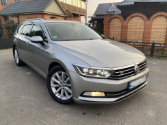 Вітровики для Volkswagen Passat B8 2015-... Variant з хром молдингом (HIC). Фото 2