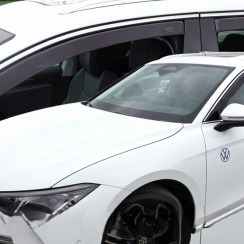 Ветровики для Volkswagen Passat B9 2023-... 5D (вставные, комплект 4 шт) универсал (Heko)