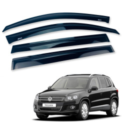 Вітровики для Volkswagen Tiguan 2007-2016 (на скотчі) Q2 (DEFL)