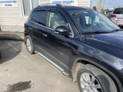 Вітровики для Volkswagen Tiguan 2007-2016 (на скотчі) (HIC). Фото 4