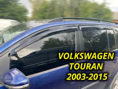 Вітровики для Volkswagen Touran 2003-2015 Q2 (DEFL). Фото 6