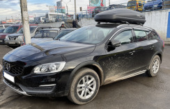 Вітровики для Volvo V60 2010-... С Хром Молдингом (HIC). Фото 2