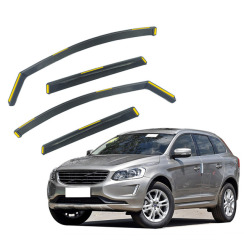 Вітровики для Volvo XC60 2008-2018 комплект 4 шт. вставні (HAWK)