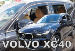 Ветровики для Volvo XC40 2018-... 5D (вставные, комплект 4 шт) (Heko)