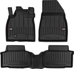Резиновые коврики в салон для Renault Duster (mkIII) 2023→; Dacia Duster (mkIII) 2023→ (не MHEV)(передний привод) (Frogum Proline 3D)
