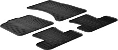 Гумові килимки в салон для Audi Q5/SQ5 (mkI) 2008-2017 комплект з 4 штук (Gledring)