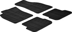 Гумові килимки в салон для Audi A6/S6/RS6 (mkIII)(C6) 2004-2011 (седан) комплект з 4 штук (Gledring)