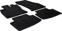 Резиновые коврики в салон для Volkswagen Golf Sportsvan (mkI) 2014-2020 комплект из 4 штук (Gledring)