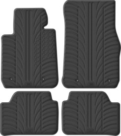 Гумові килимки в салон для BMW 1-series (F20; F21) 2011-2019 комплект з 4 штук (Gledring)