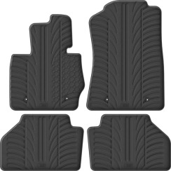 Гумові килимки в салон для BMW X3 (F25) 2010-2017 комплект з 4 штук (Gledring)