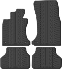 Резиновые коврики в салон для BMW 5-series (E60; E61) 2003-2010 комплект из 4 штук (Gledring)