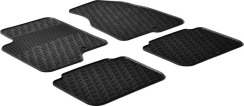 Гумові килимки в салон для Chevrolet Captiva (mkI) 2006-2018; Opel Antara (mkI) 2006-2015 комплект з 4 штук (Gledring)