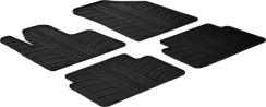 Гумові килимки в салон для Citroen C5 (mkII) 2007-2019 комплект з 4 штук (Gledring)