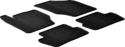 Резиновые коврики в салон для Citroen C4 (mkII) 2010-2018 / DS4 (mkI) 2010-2015; DS 4 (mkI) 2015-2018 комплект из 4 штук (Gledring)