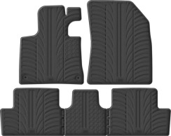 Гумові килимки в салон для Citroen C4 Picasso (mkII) / C4 Spacetourer (mkII) 2013-2022 комплект з 5 штук (Gledring)