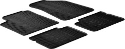 Гумові килимки в салон для Fiat Bravo (mkII) 2007-2014; Lancia Delta (mkIII) 2008-2014 комплект з 4 штук (Gledring)