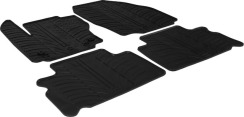 Гумові килимки в салон для Ford Galaxy (mkII) 2010-2015 / S-Max (mkI) 2010-2015 (1-2 ряд) комплект з 4 штук (Gledring)