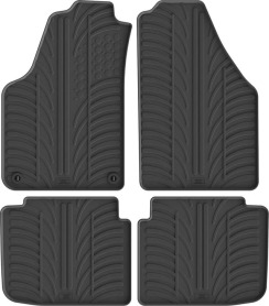 Гумові килимки в салон для Fiat Idea (mkI) 2003-2012; Lancia Musa (mkI) 2004-2012 комплект з 4 штук (Gledring)
