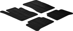 Гумові килимки в салон для Mercedes-Benz E-Class (W211; S211) 2001-2009 комплект з 4 штук (Gledring)