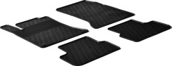 Гумові килимки в салон для Mercedes-Benz A-Class (W176) / B-Class (W246) / CLA-Class (C117; X117) / GLA-Class (X156) 2011-2020 комплект з 4 штук (Gledring)