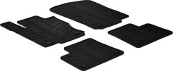 Гумові килимки в салон для Mercedes-Benz ML-Class (W166) 2011-2015 / GLE-Class (W166) 2015-2019 / (C292) 2015-2019 комплект з 4 штук (Gledring)